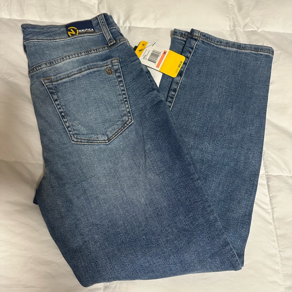 Nautica women’s  Denim Straight Jeans